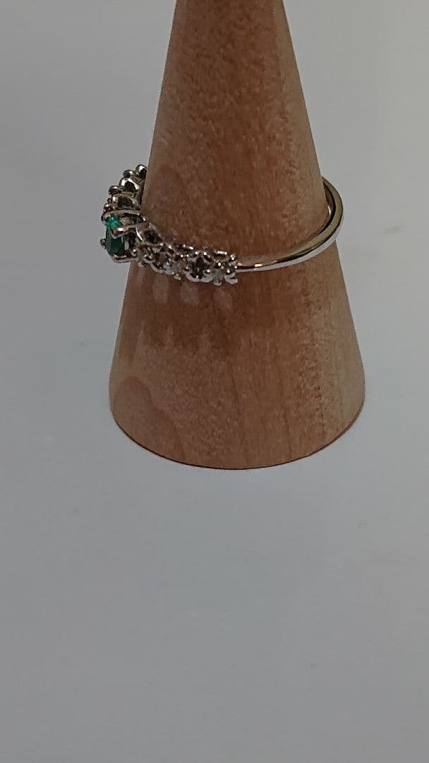 ば*✨様 希少石　pt999パライバトルマリン0.1ctダイヤリング