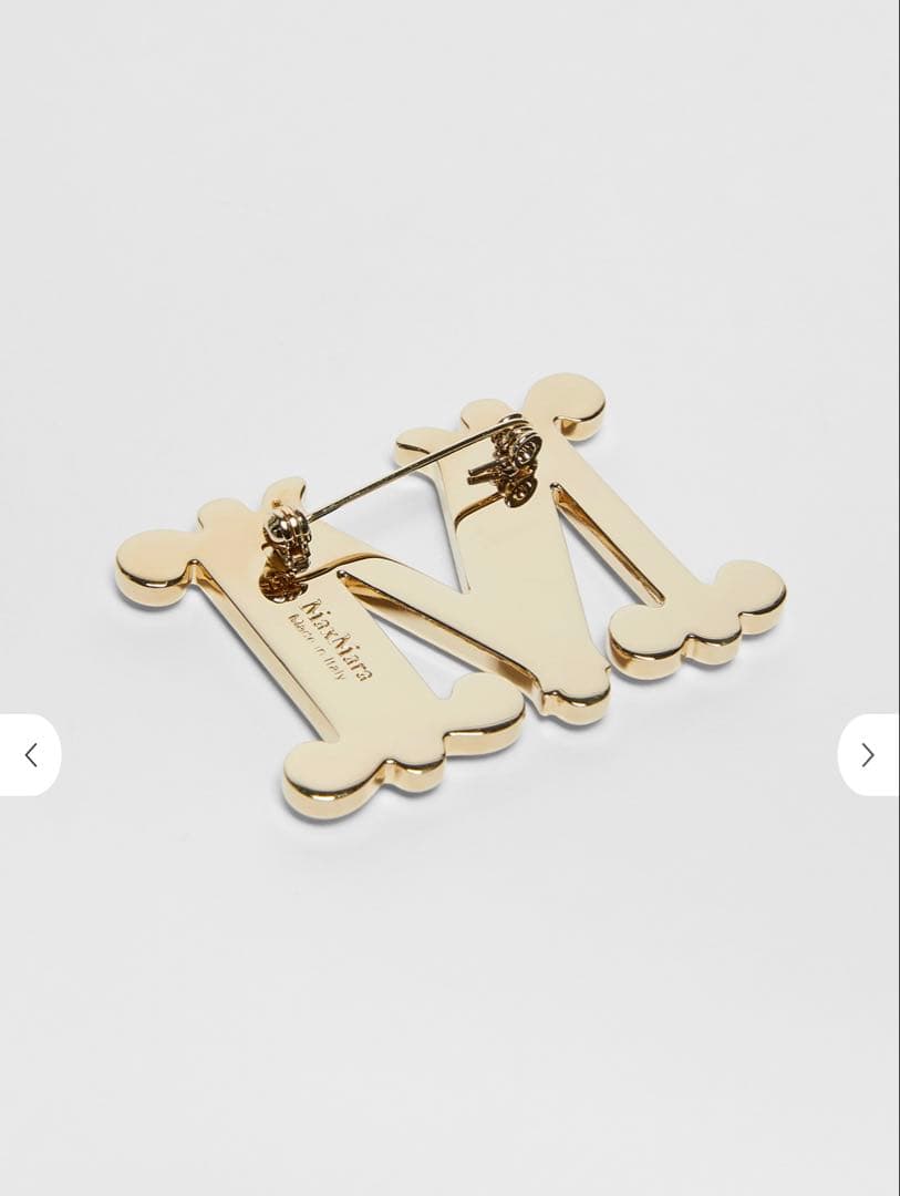 マックマーラ　クリスタルブローチ