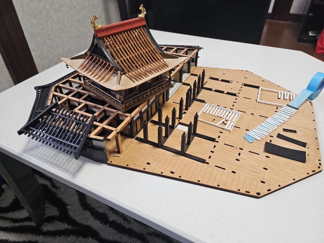 DeAGOSTINI安土城をつくる全巻（一部組立品）