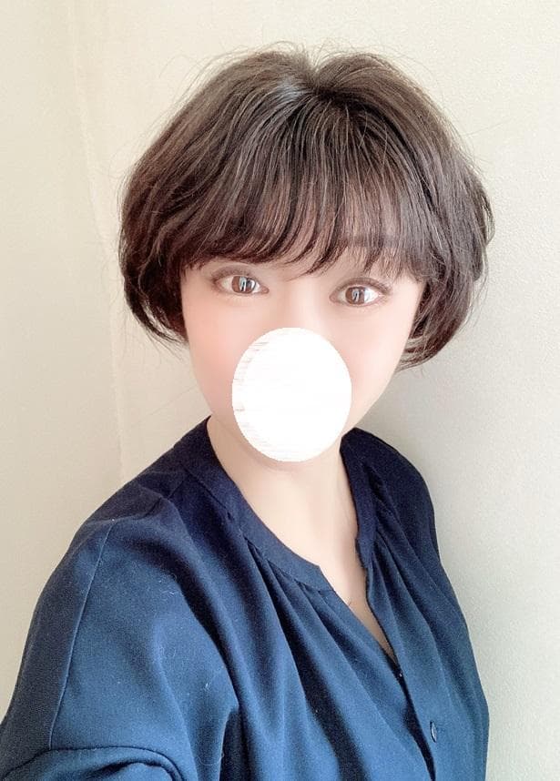 リネアストリア「人毛100％　天使のニュアンスショート」S　ダークブラウン