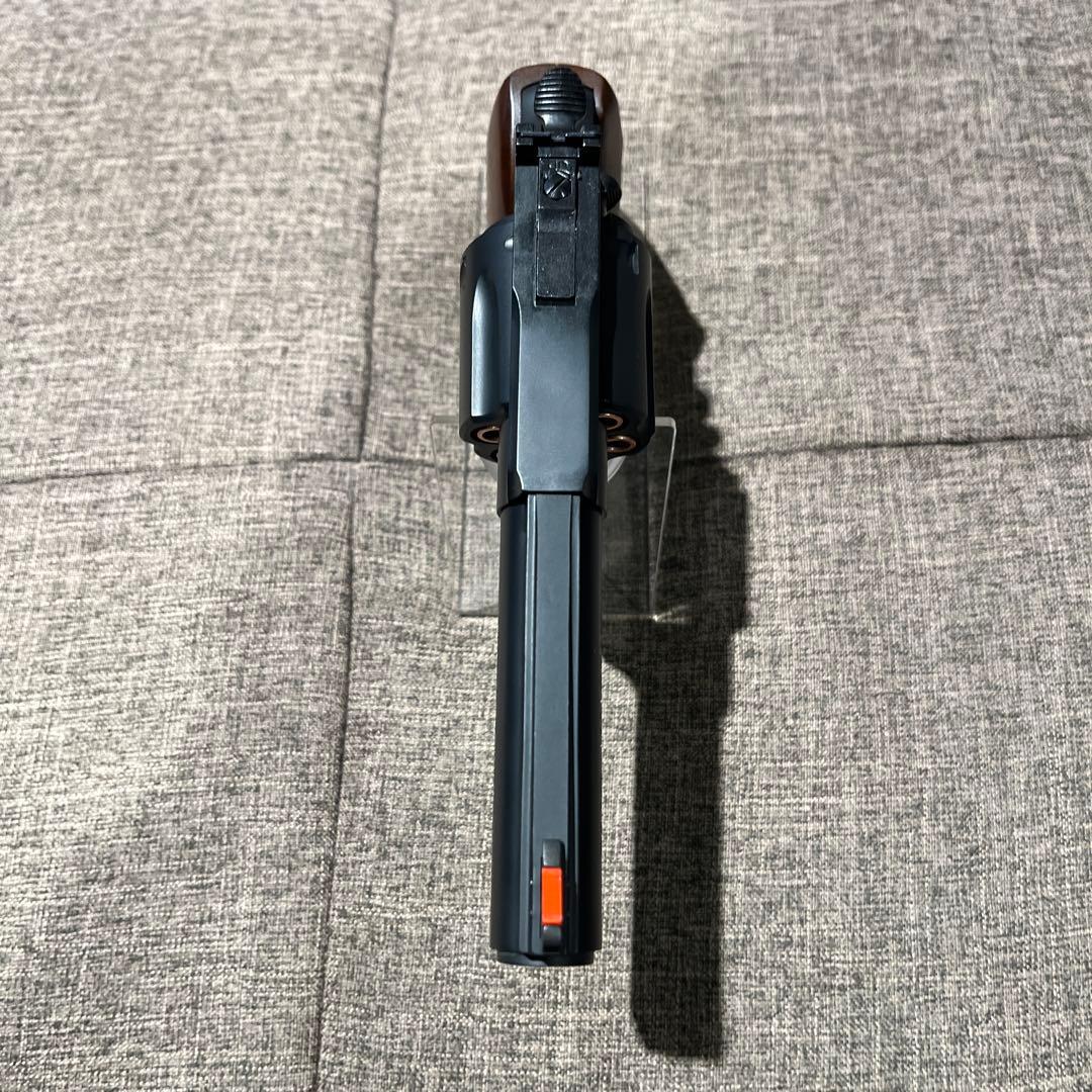 新品 マルシン アナコンダ 4インチ マットブラックABS 木製グリップ