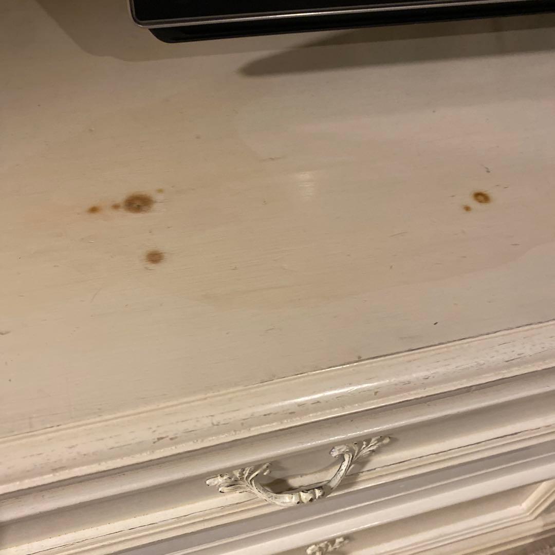 シャビーシックホワイト木製テレビボード175