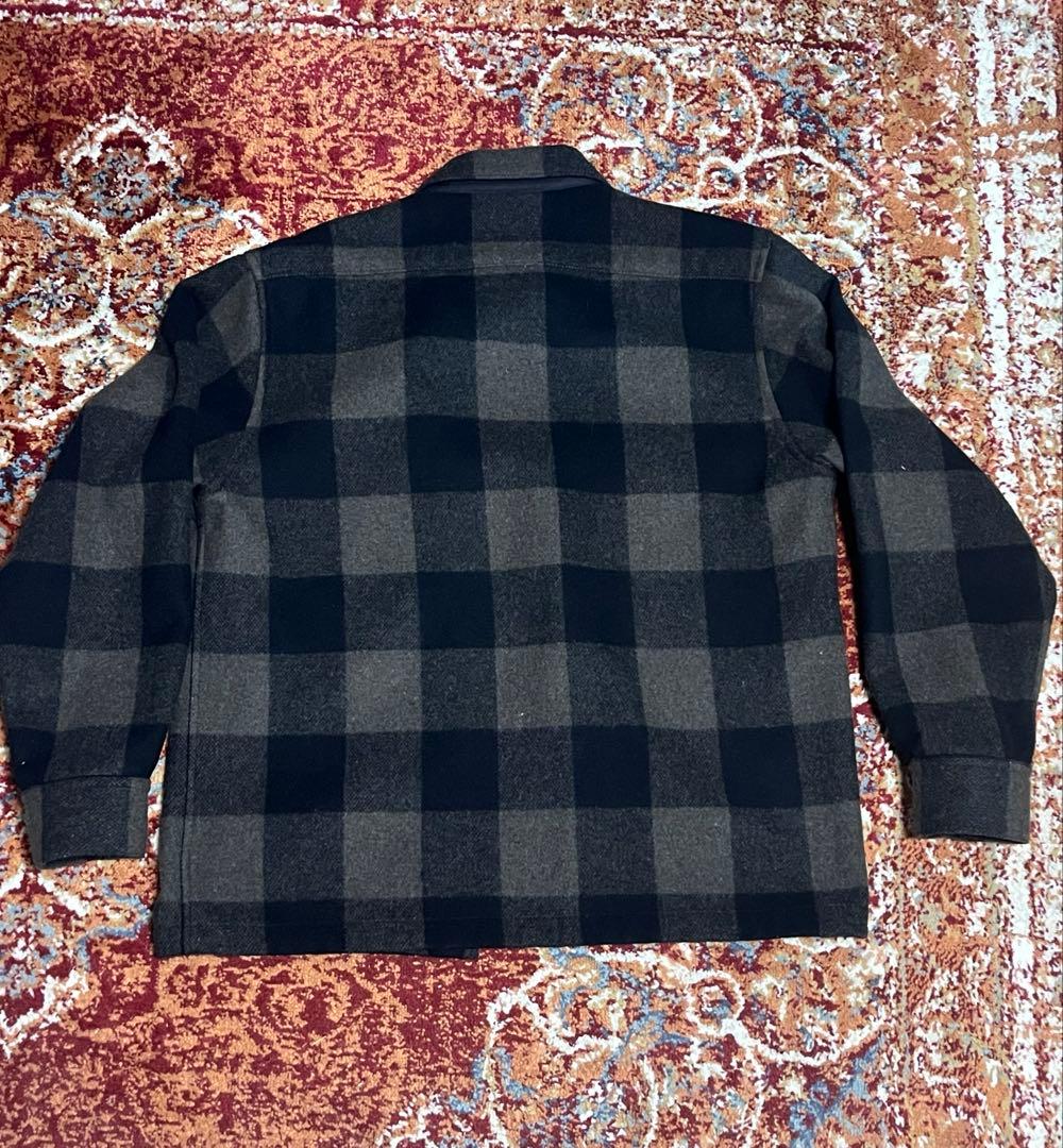 KAJA ウールバッファローチェックCPOジャケット　サイズ2 カーキ　OVY