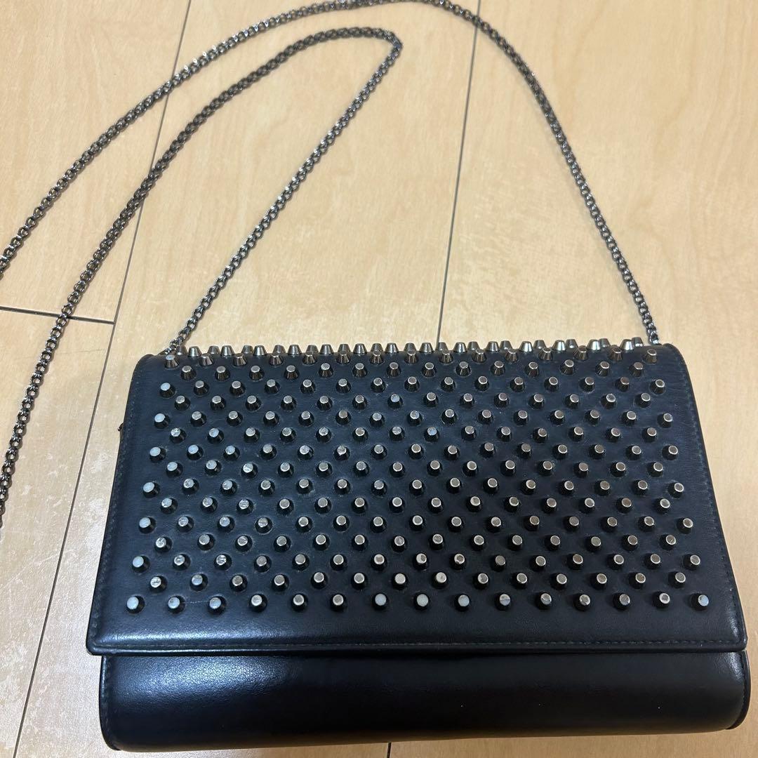 Christian Louboutin スタッズチェーンバッグ