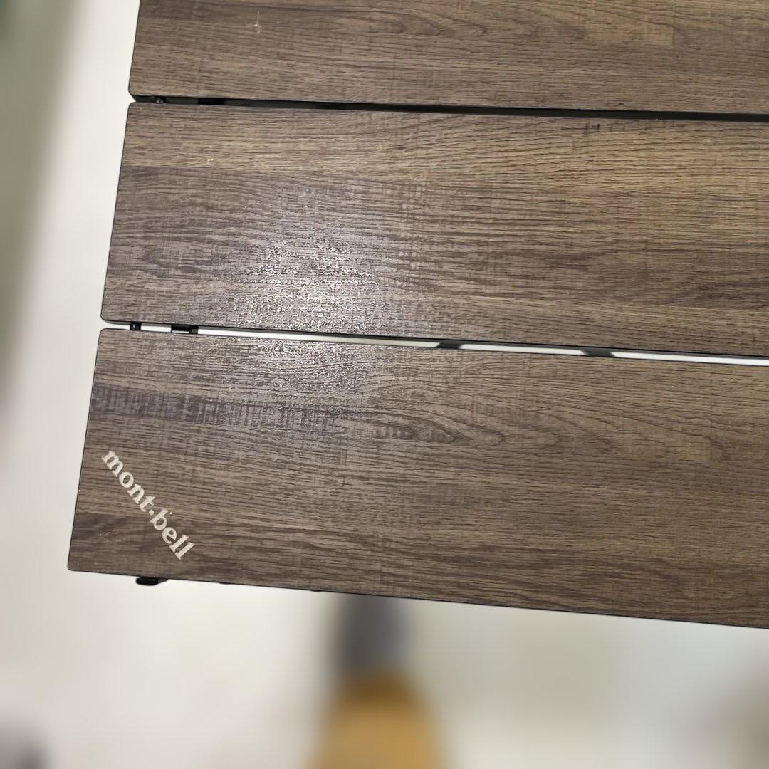 mont-bell 折りたたみテーブル ブラウン