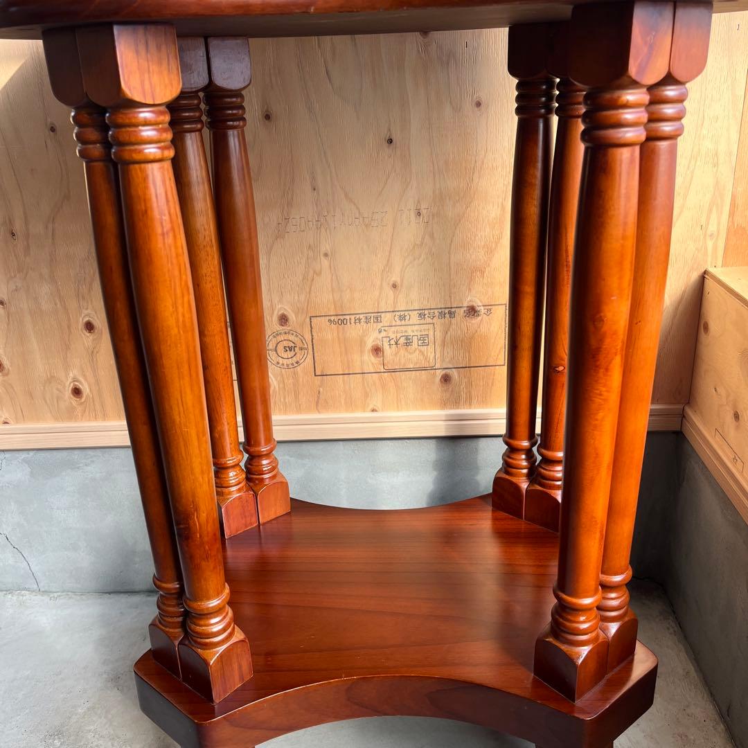 サイドテーブル ビンテージ 木製 コンソールテーブル