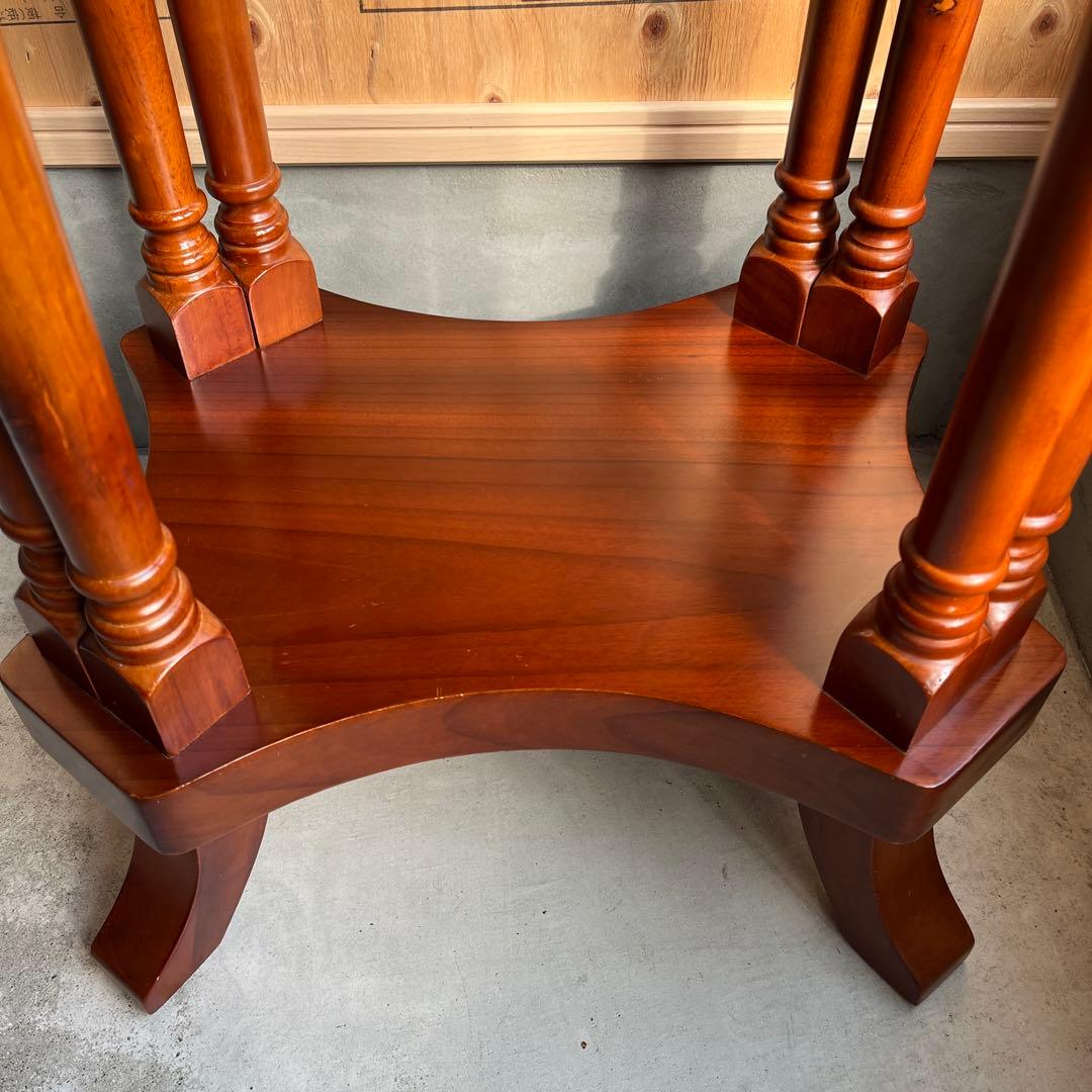 サイドテーブル ビンテージ 木製 コンソールテーブル