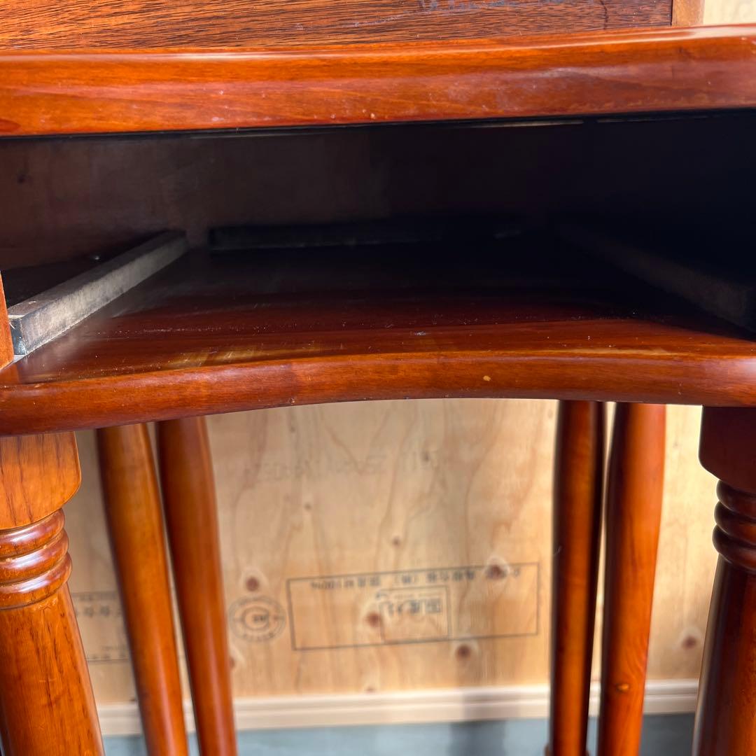 サイドテーブル ビンテージ 木製 コンソールテーブル