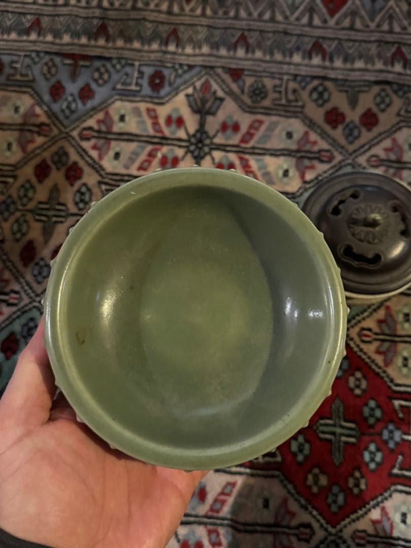 ‼️早速半額→更に半額‼️リサイクルFORT‼️中国の青磁で三つ足香炉‼️