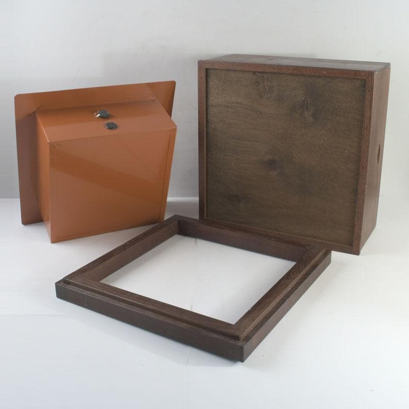 茶道具　桑　麿入子　置炉　炉壇　炉縁　V　9241A