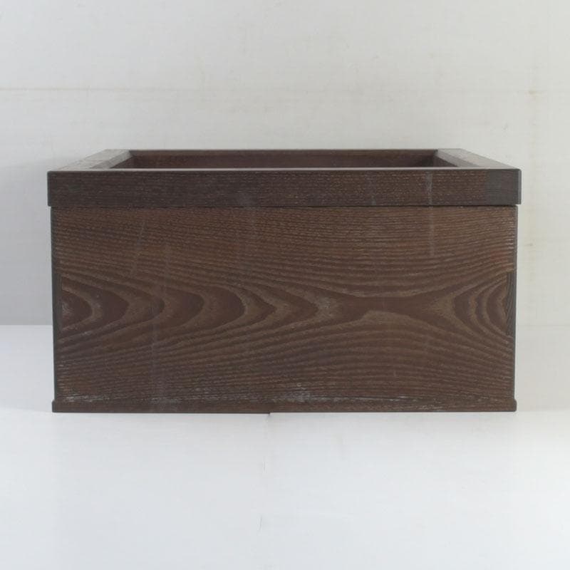 茶道具　桑　麿入子　置炉　炉壇　炉縁　V　9241A