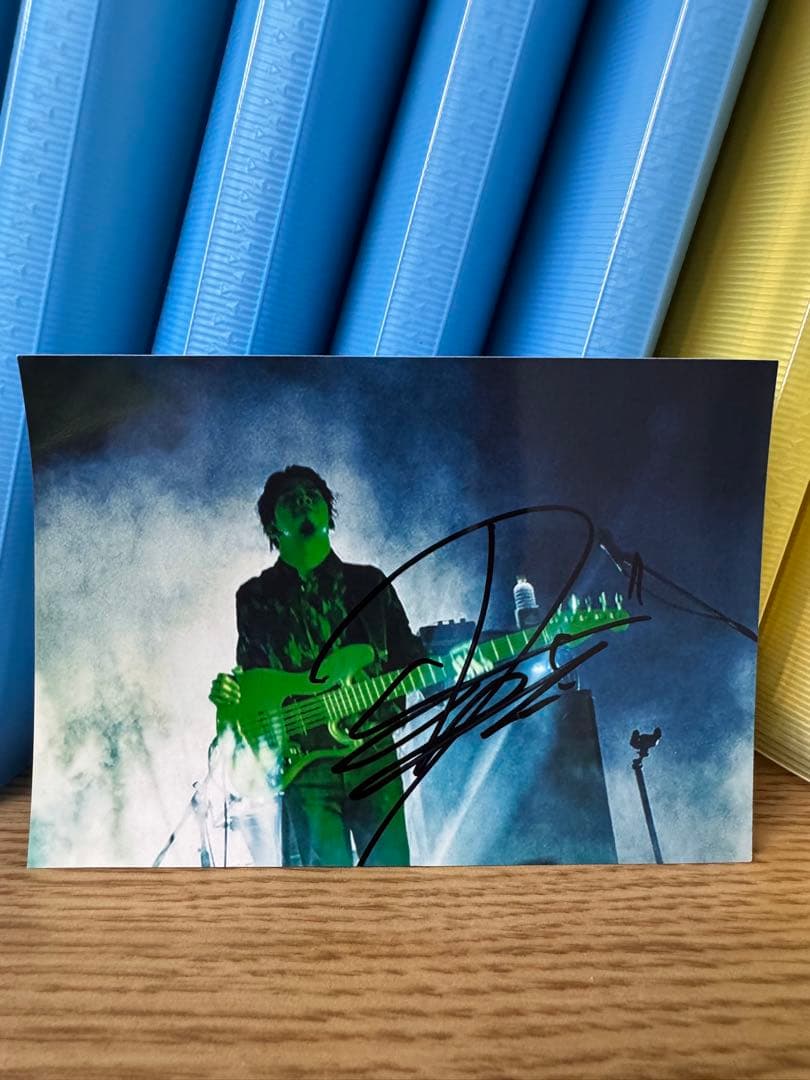 King Gnu 新井和輝 直筆サイン入り写真 キングヌー 常田大希 井口理