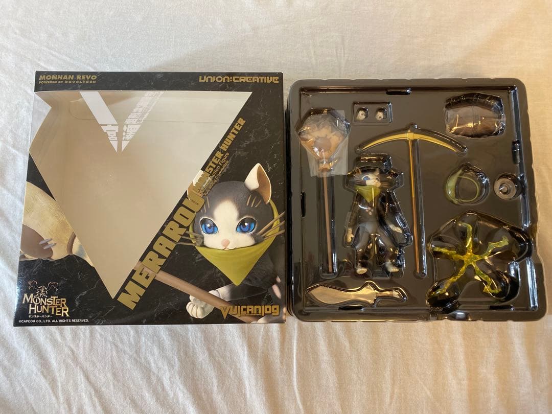 Vulcanlog 006 モンハンリボ メラルー 塗装済み可動フィギュア