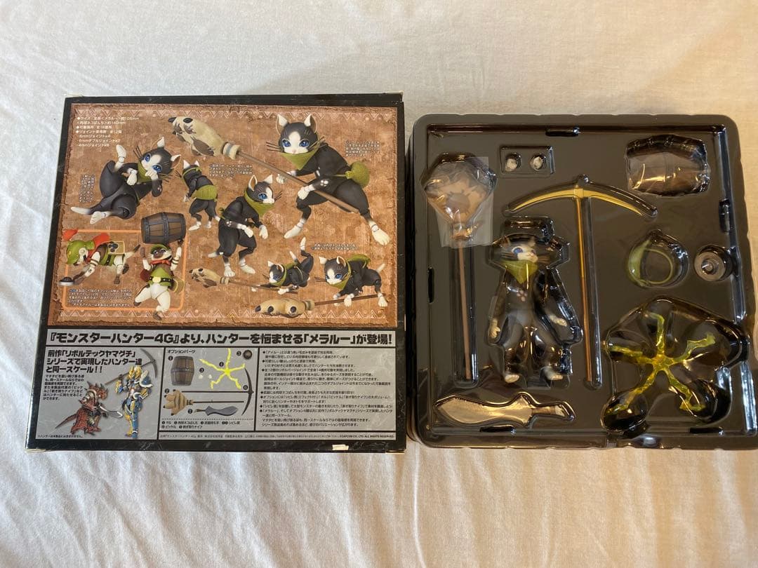 Vulcanlog 006 モンハンリボ メラルー 塗装済み可動フィギュア