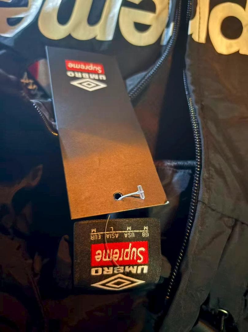 Supreme Umbro ナイロンジャケット M ブラック