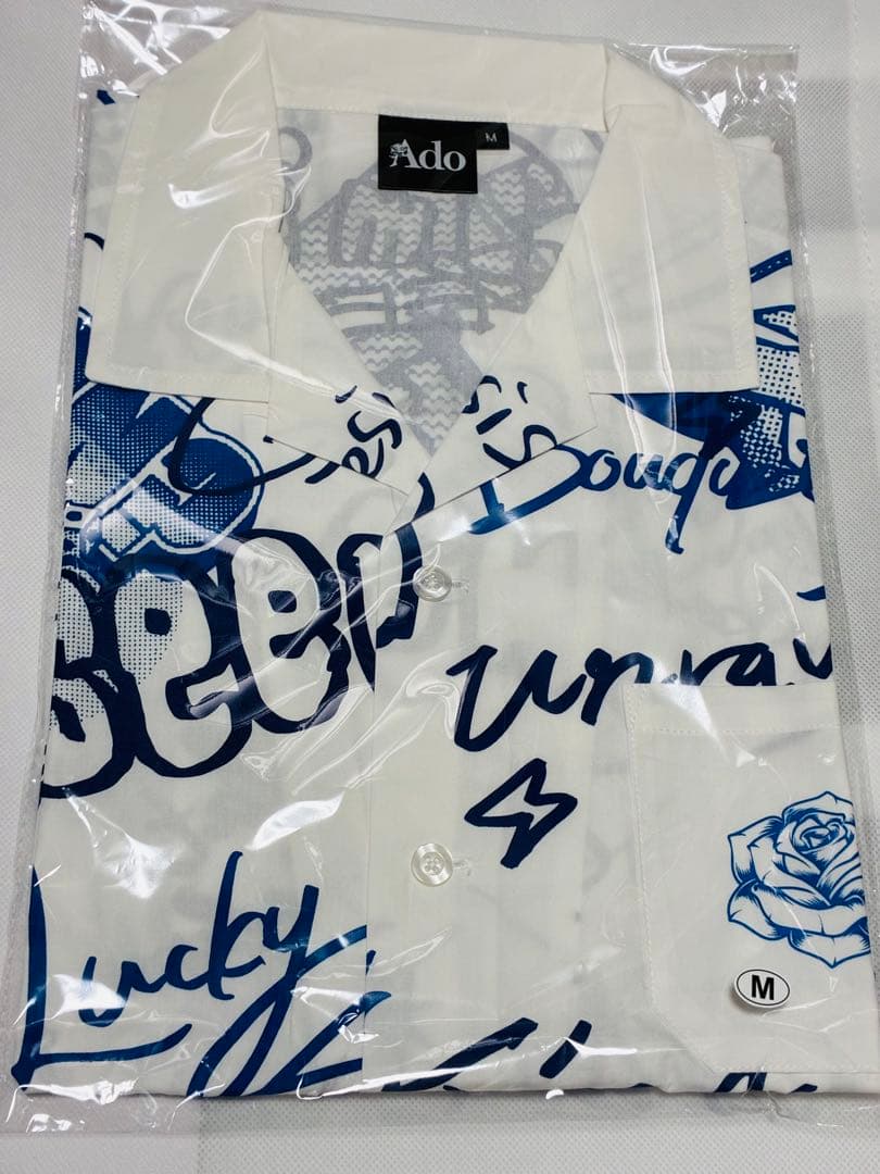 新品未開封　Ado POP-UP STORE オープンカラーシャツ Mサイズ