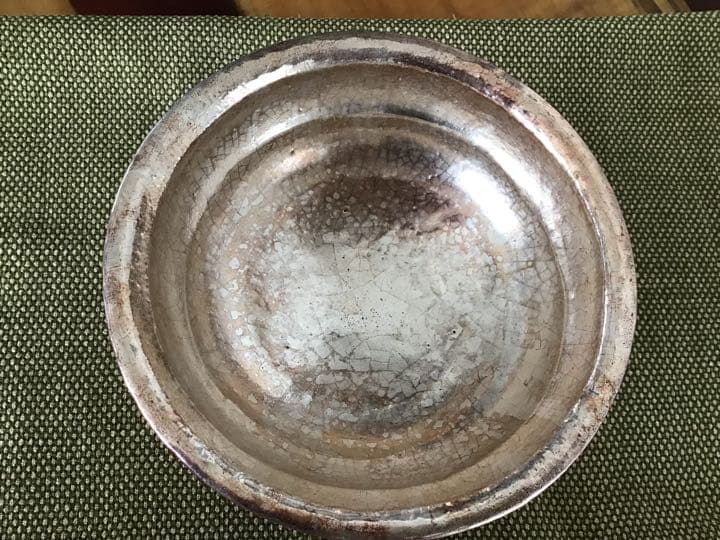 島台茶碗　茶道具　抹茶椀　和楽作　金銀一双茶碗