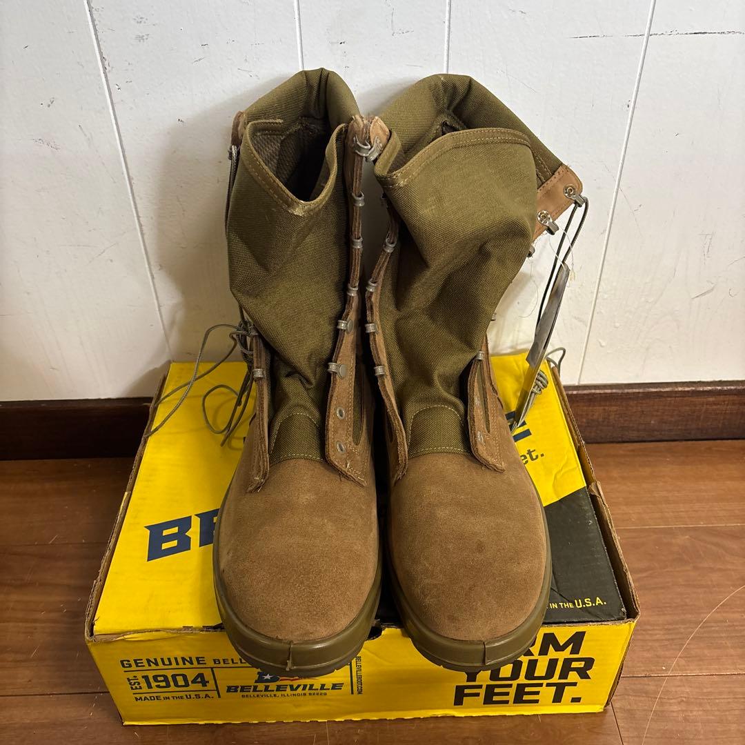 未使用品　米軍　実物　BELLEVILLE ミリタリー ブーツ　32cm