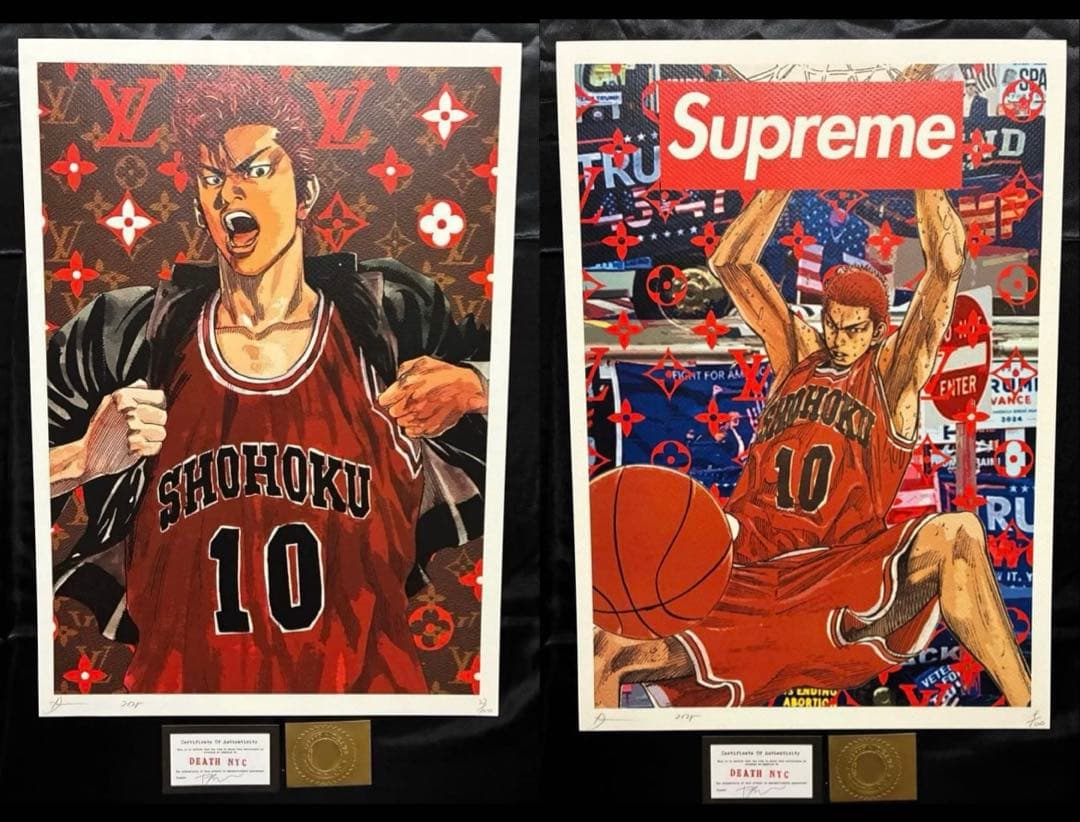 【2枚セット】世界限定100枚 DEATH NYC アート ポスター sd②