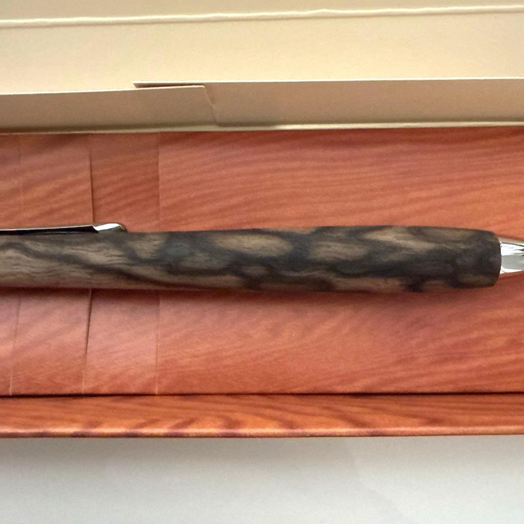 【新品未使用】工房楔 ペンシル楔 黒柿孔雀杢