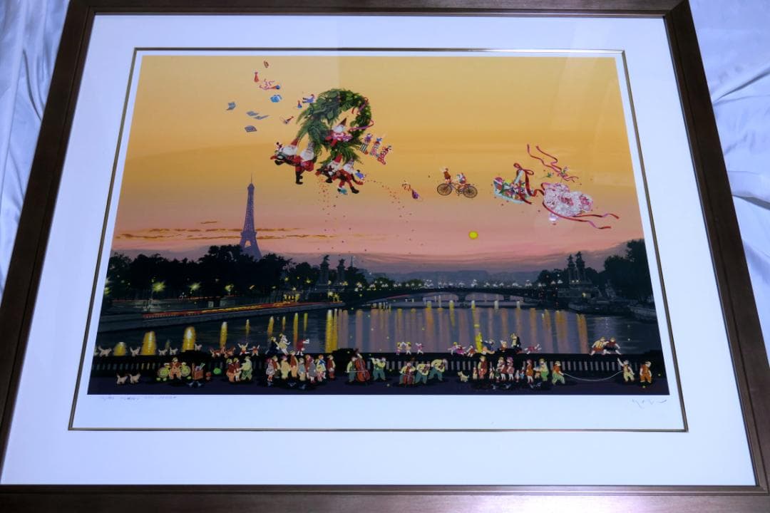 【ヒロ・ヤマガタ】　ラブレター　シルクスクリーンシート　山形博導　額装可