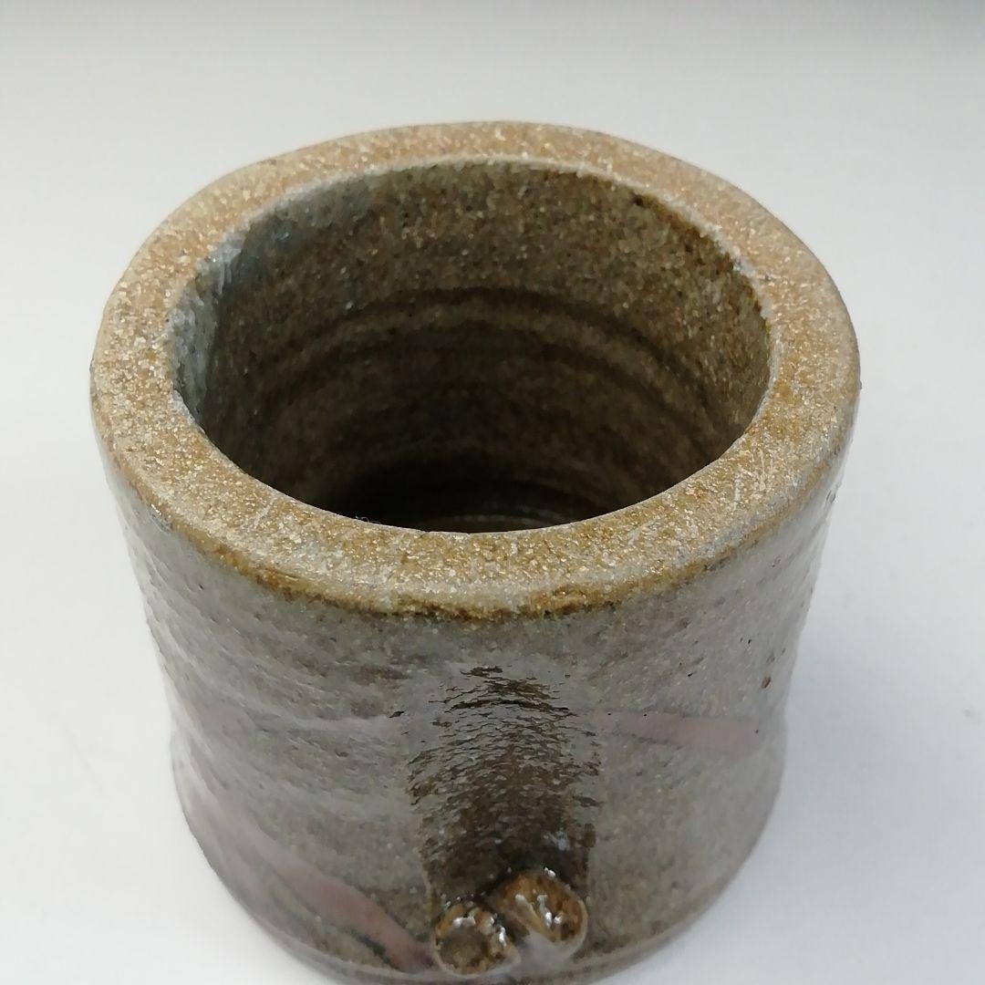 Ｔ６８４　蓋置　『絵唐津　蓋置』『中里重利』　共箱　茶道具