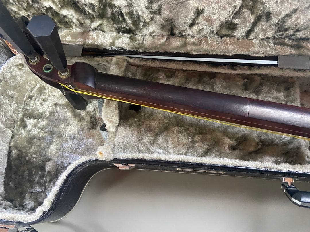 天*水様 三味線　ハードケース付き　津軽三味線？