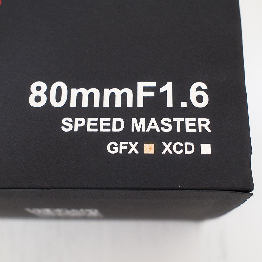 新品 中一光学 SPEEDMASTER 80mm F1.6 フジフイルム GFX