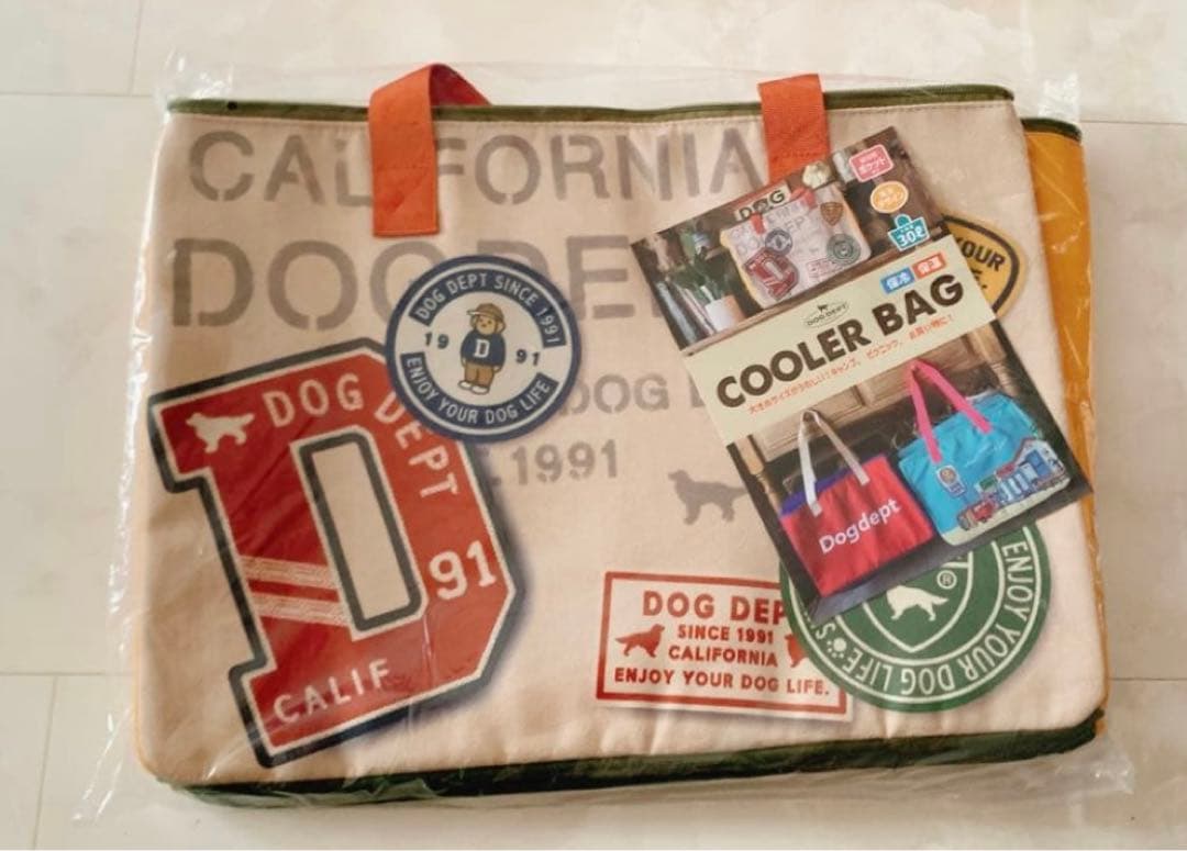 dogdept ドックデプト　保冷バッグ　ワッペン柄　新品未開封
