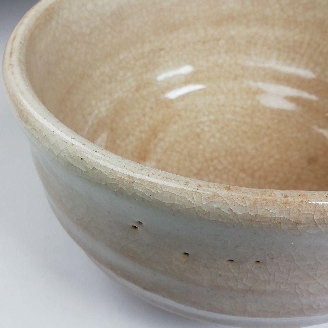 Ｗ６１　茶碗　『萩茶碗』『松唐山　石川靖人 造』　共箱　抹茶碗　茶道具