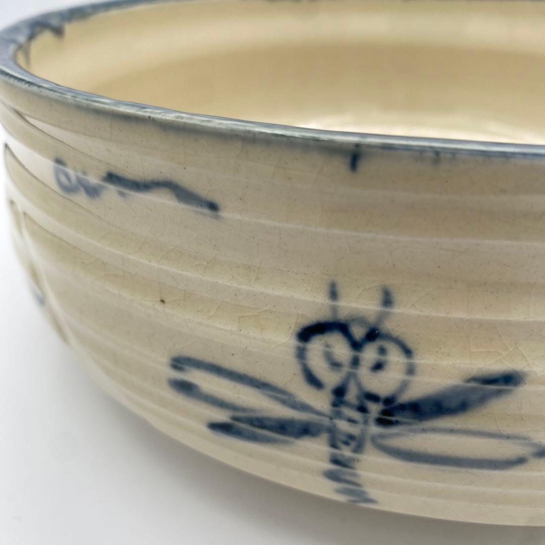 499　平水指　トンボ 　茶道具　茶道　水指　古物　季節