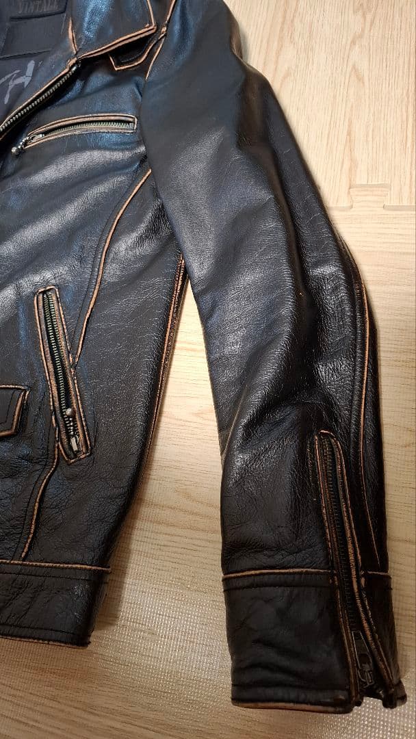 【美品・希少】ジャックローズ × カラーズ 武装戦線 ライダースジャケット牛本革