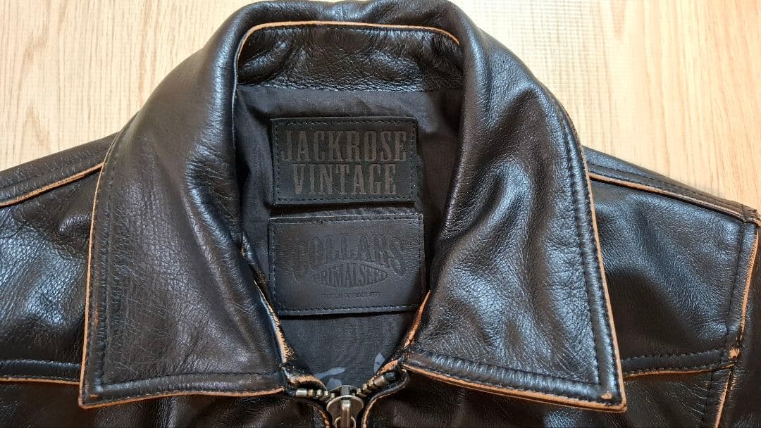 【美品・希少】ジャックローズ × カラーズ 武装戦線 ライダースジャケット牛本革