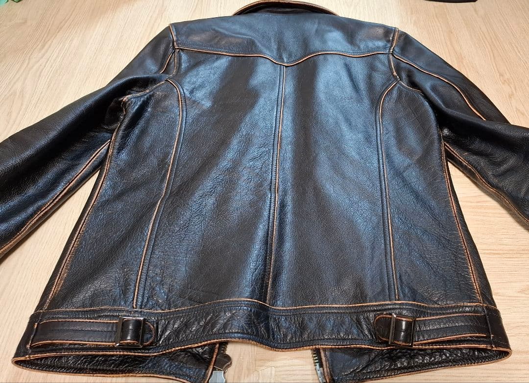 【美品・希少】ジャックローズ × カラーズ 武装戦線 ライダースジャケット牛本革