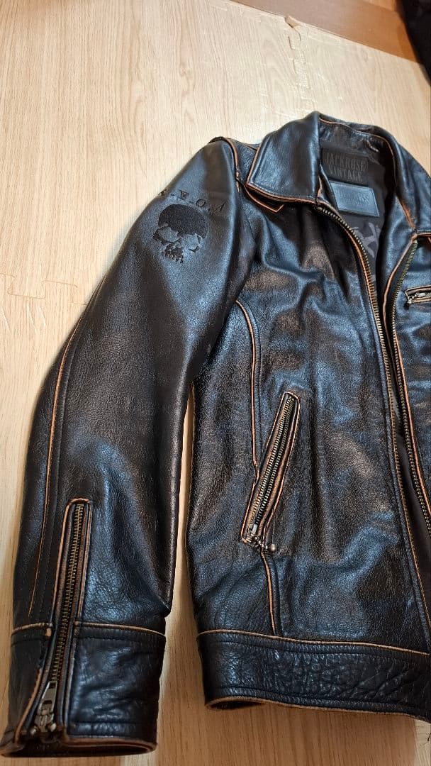【美品・希少】ジャックローズ × カラーズ 武装戦線 ライダースジャケット牛本革