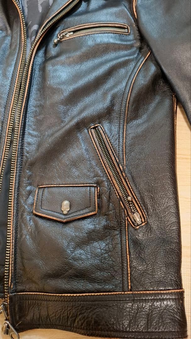 【美品・希少】ジャックローズ × カラーズ 武装戦線 ライダースジャケット牛本革