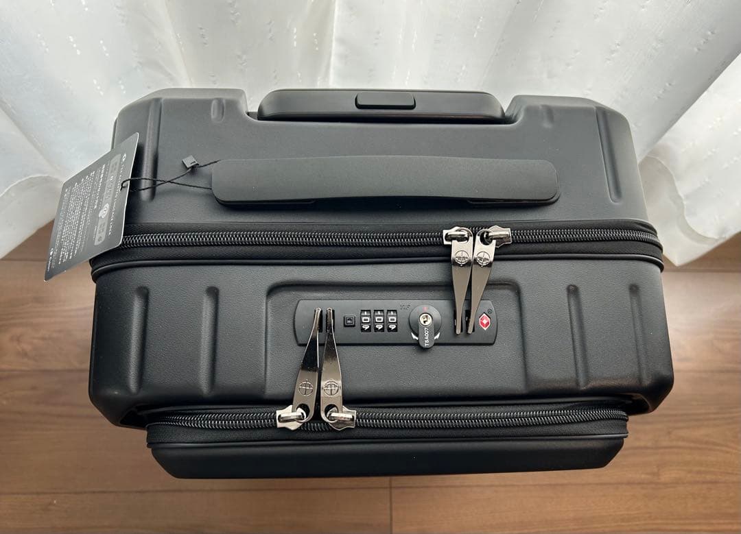 【未使用】Evoon　スーツケース 拡張機能なし ブラック 413