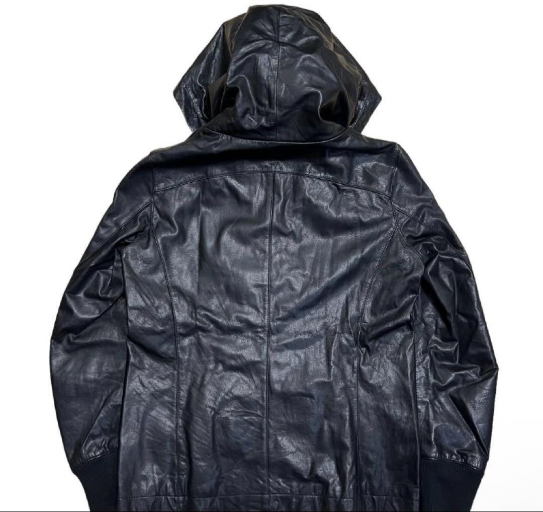 【激レア良品】00s OPIUM Y2K レザーバラクラバ パーカー