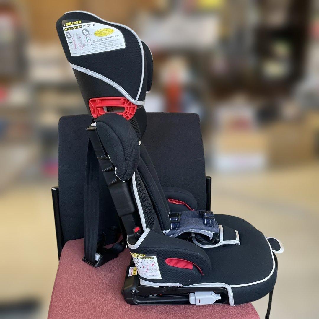 M2512-2001 日本育児 トラベルベストEC Fixチャイルドシート 黒