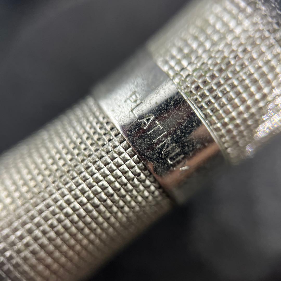 【廃盤レア】PLATINUM SILVER & RHODIUM 万年筆