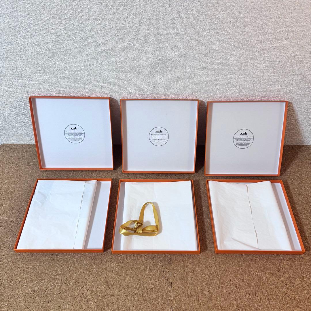 【美品】エルメス 空箱 7個 カレ90 スカーフ