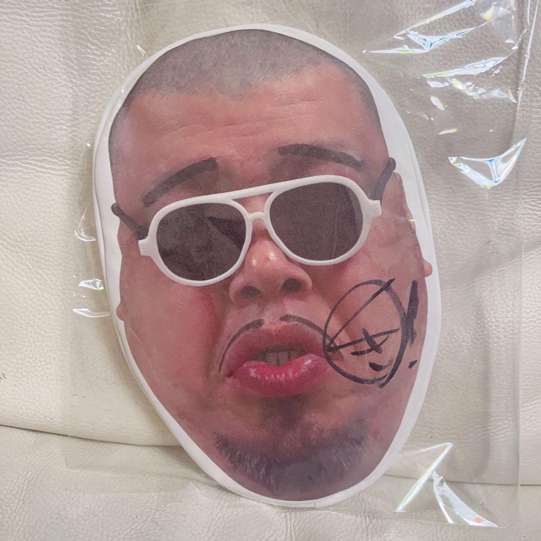 野性爆弾くっきー フェイスポーチ サイン入り