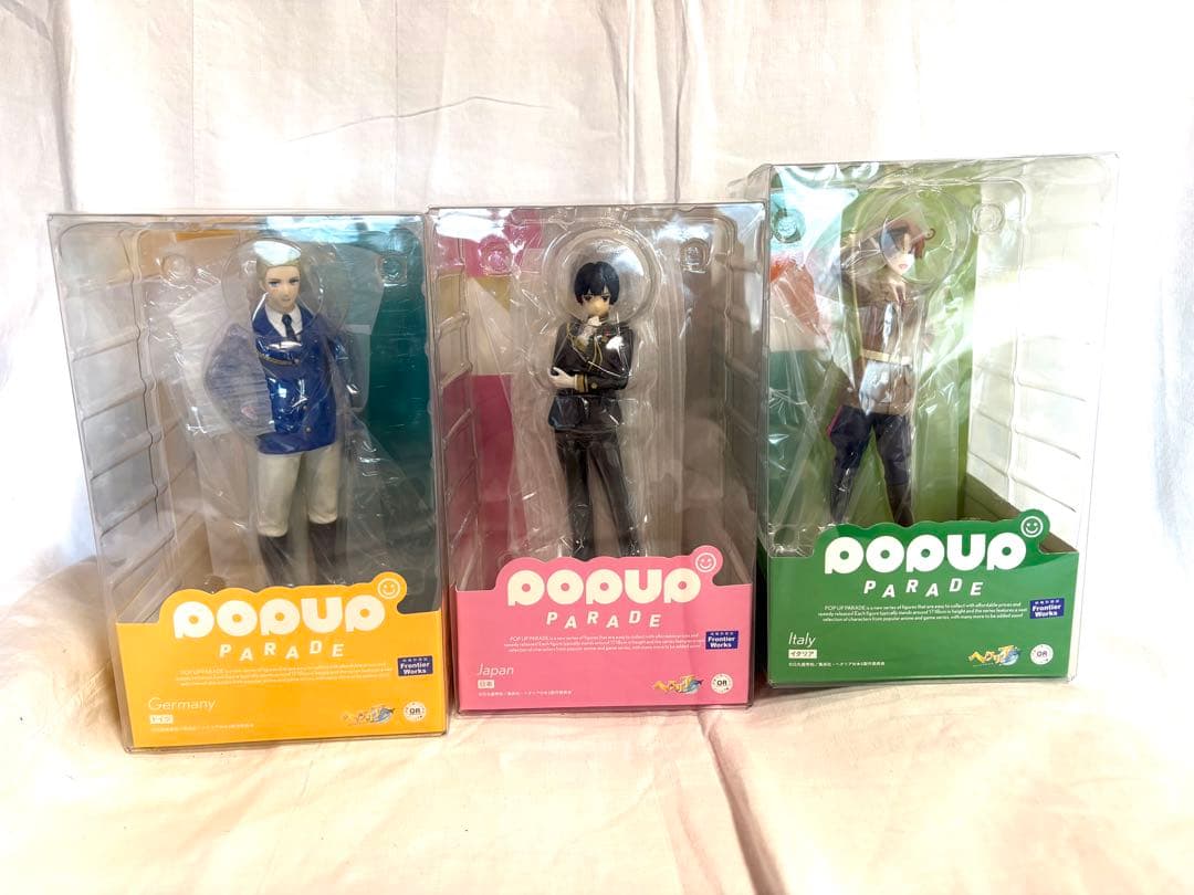 梅*❌様 POP UP PARADE フィギュア 3体セット　ヘタリア