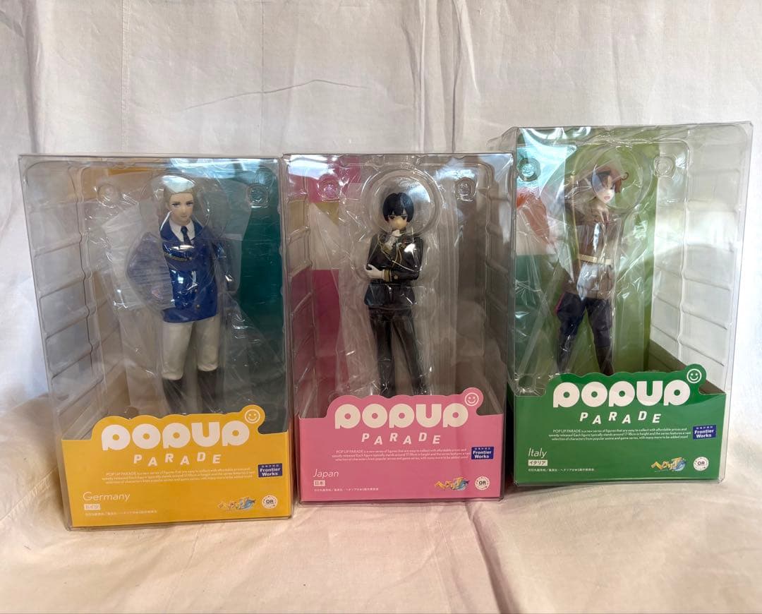 梅*❌様 POP UP PARADE フィギュア 3体セット　ヘタリア