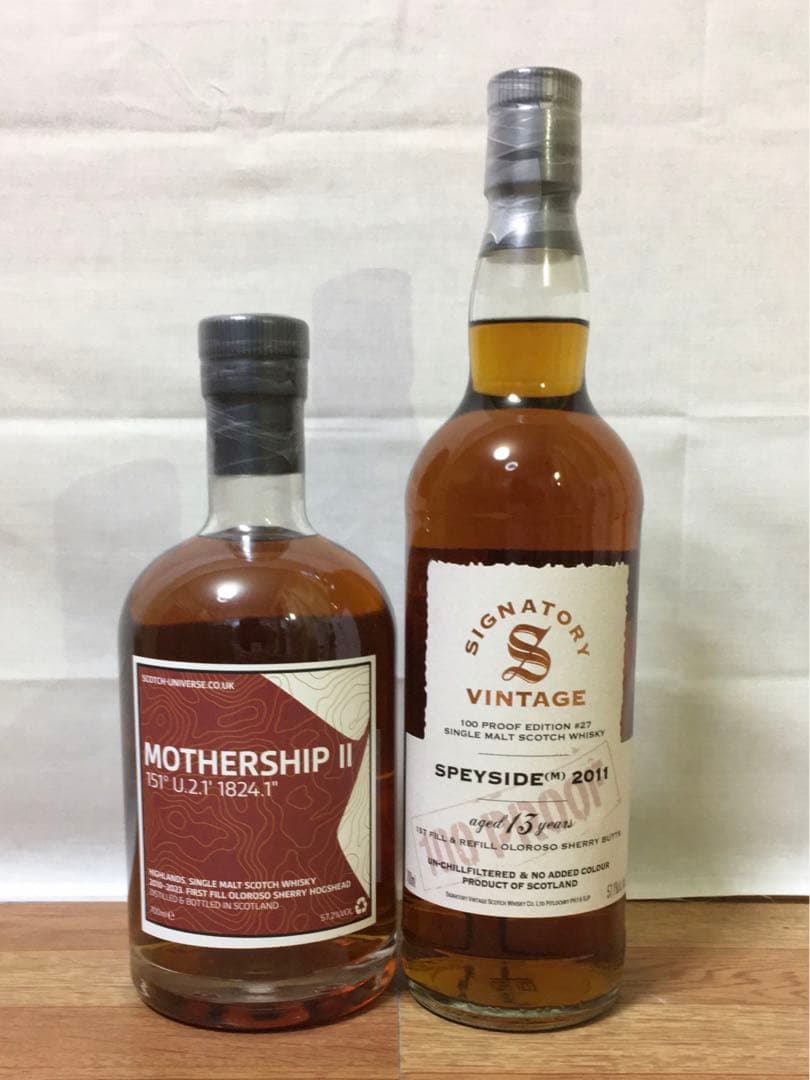 ボトラーズ マッカラン マザーシップⅡ12年&スペイサイド(M)13年 2本