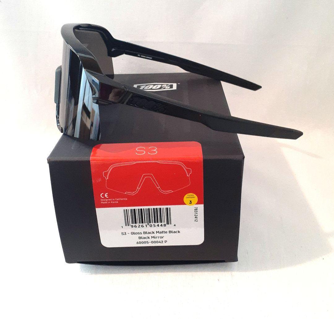 新モデル 高校野球対応 100% S3 マットグロスブラック ワンハンドレッド