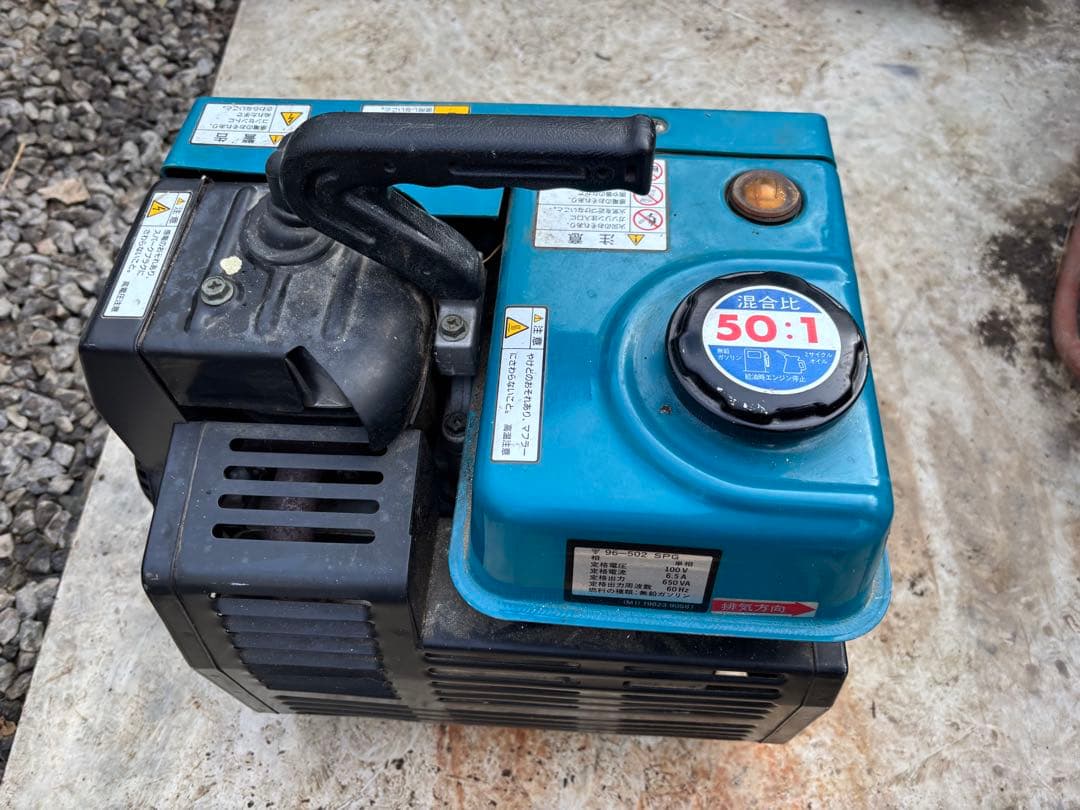 エンジン始動確認済SUZUKI ポータブル発電機 SX650RⅡ