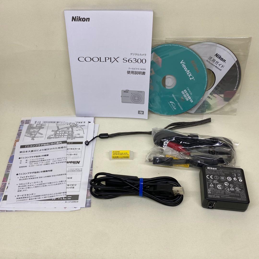 【極美品】Nikon COOLPIX S6300 ピンク 10倍光学ズーム