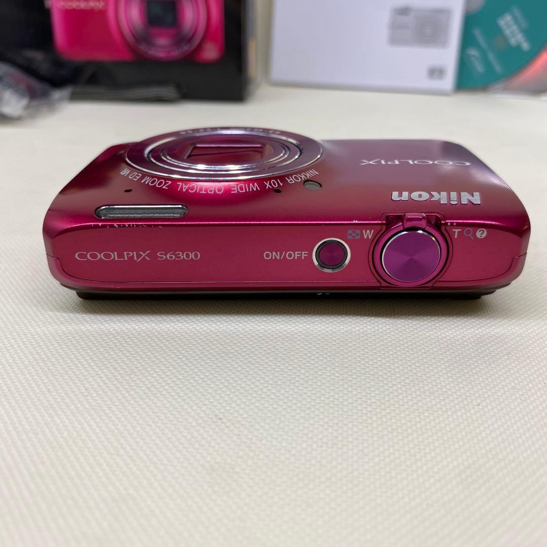 【極美品】Nikon COOLPIX S6300 ピンク 10倍光学ズーム