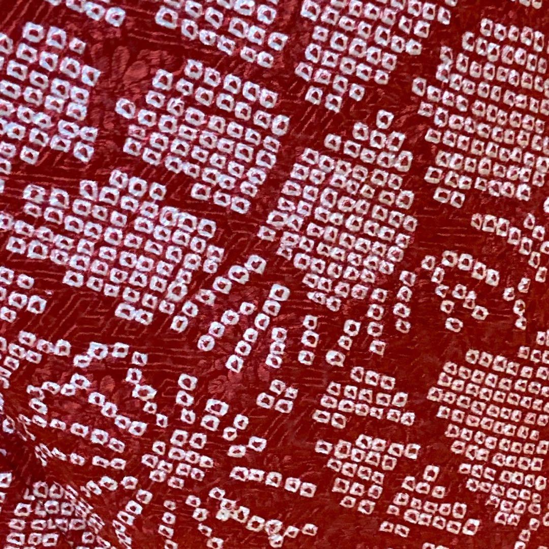 ［3135］振袖 4点セット 美品 総絞り 短冊 成人式 卒業式 着物 正絹 袷